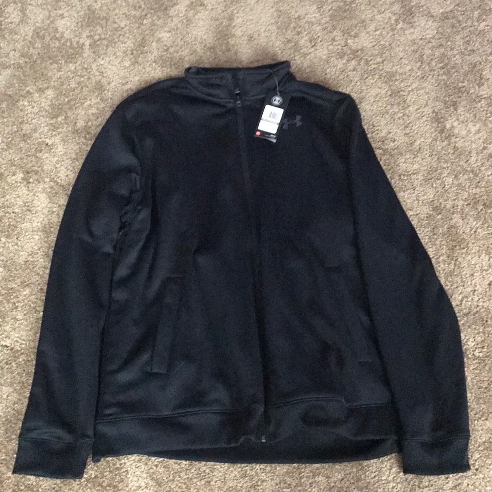 Men's NWT! Black under armour zip jacket